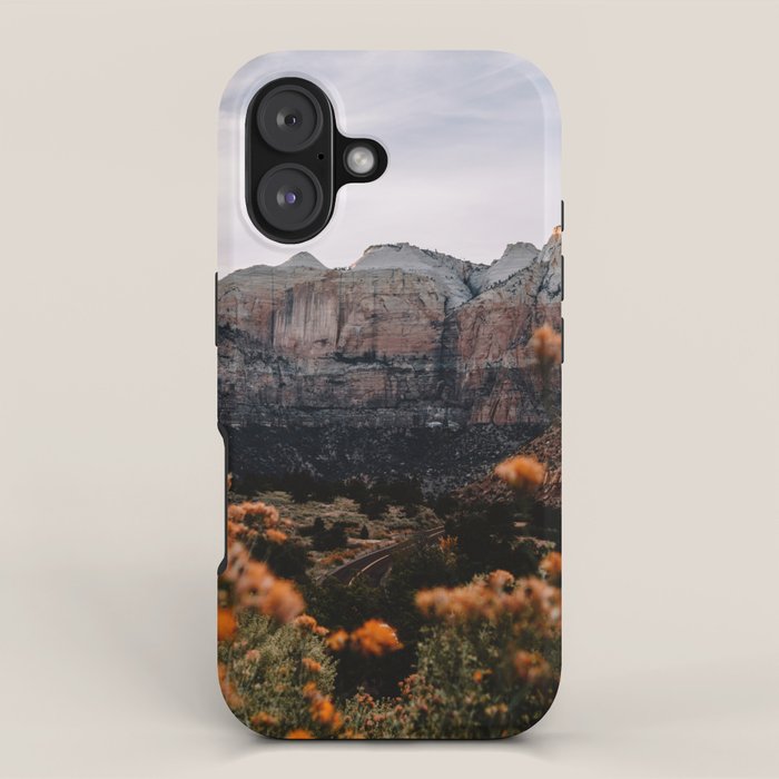 Zion Canyon through the Flora iPhone Case Gallery Image 1