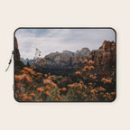 Zion Canyon through the Flora Laptop Sleeve Gallery Image 1