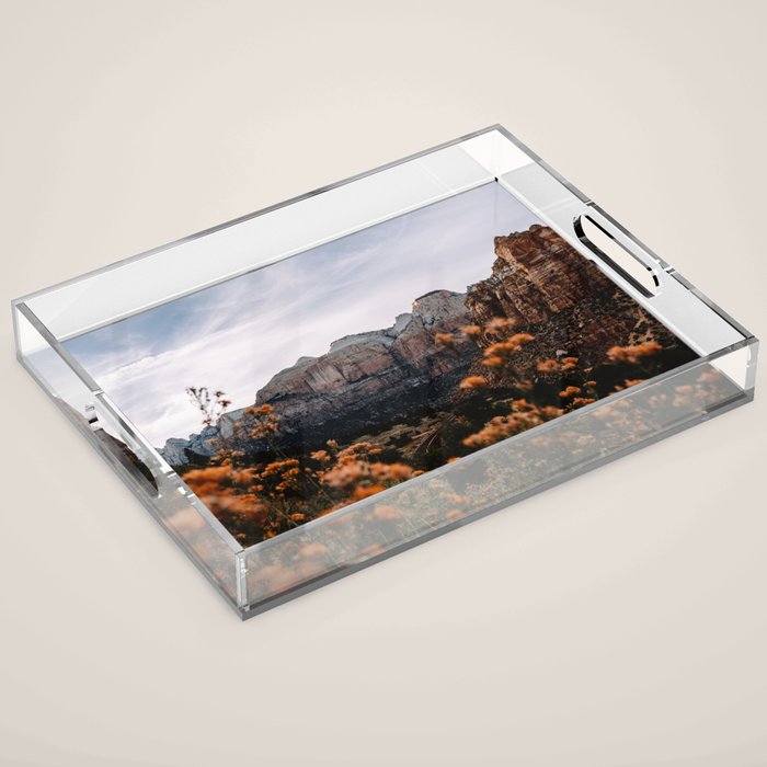 Zion Canyon through the Flora Acrylic Tray Gallery Image 1