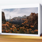 Zion Canyon through the Flora Wall Mural Gallery Image 2
