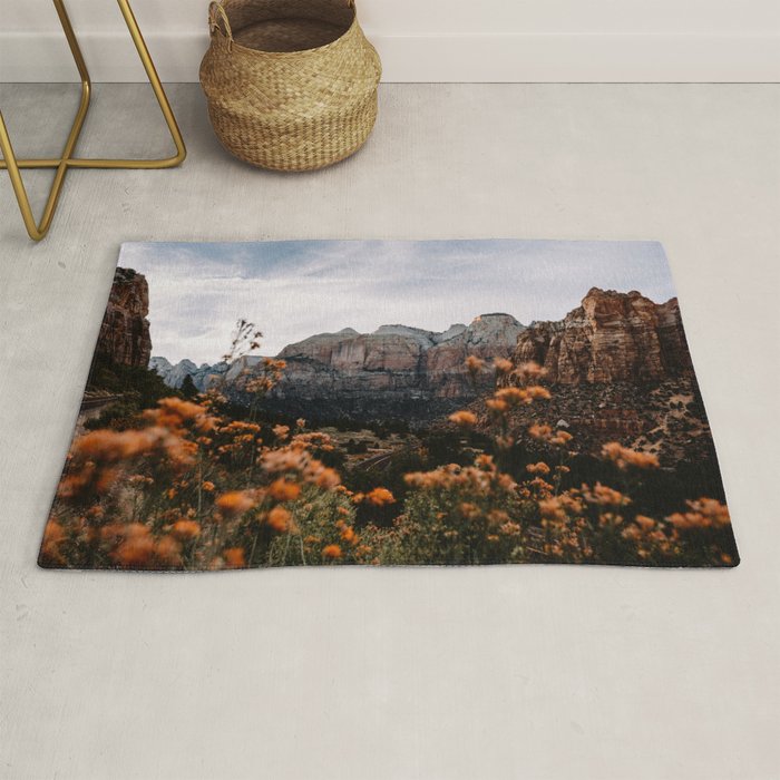 Zion Canyon through the Flora Rug Gallery Image 1