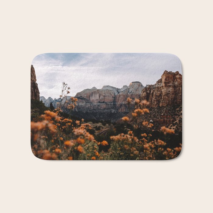 Zion Canyon through the Flora Bath Mat Gallery Image 1