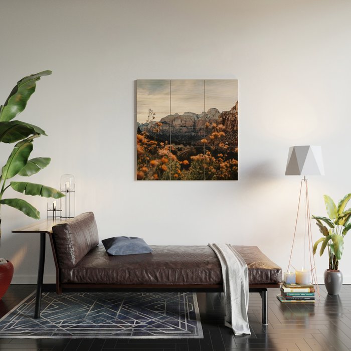 Zion Canyon through the Flora Wood Wall Art Gallery Image 2