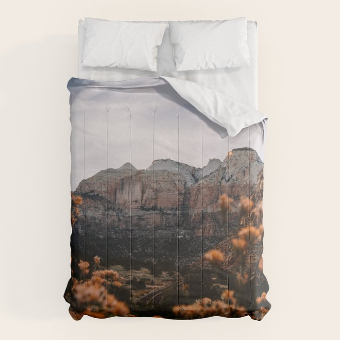 Zion Canyon through the Flora Comforter Gallery Image 6