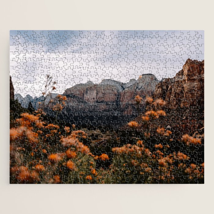 Zion Canyon through the Flora Jigsaw Puzzle Gallery Image 1