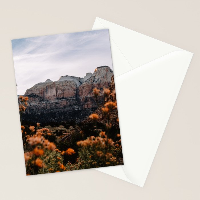 Zion Canyon through the Flora Stationery Card Gallery Image 2