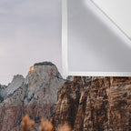 Zion Canyon through the Flora Wall Tapestry Gallery Image 3