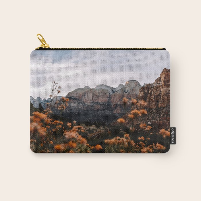 Zion Canyon through the Flora Carry All Pouch Gallery Image 1
