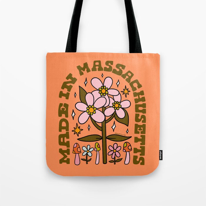 Made In Massachusetts Tote Bag Gallery Image 1