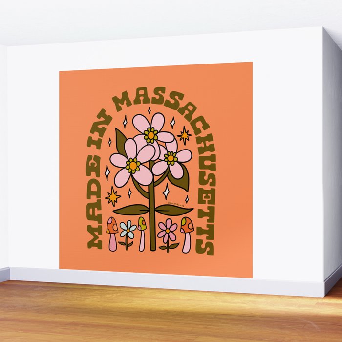 Made In Massachusetts Wall Mural Gallery Image 2