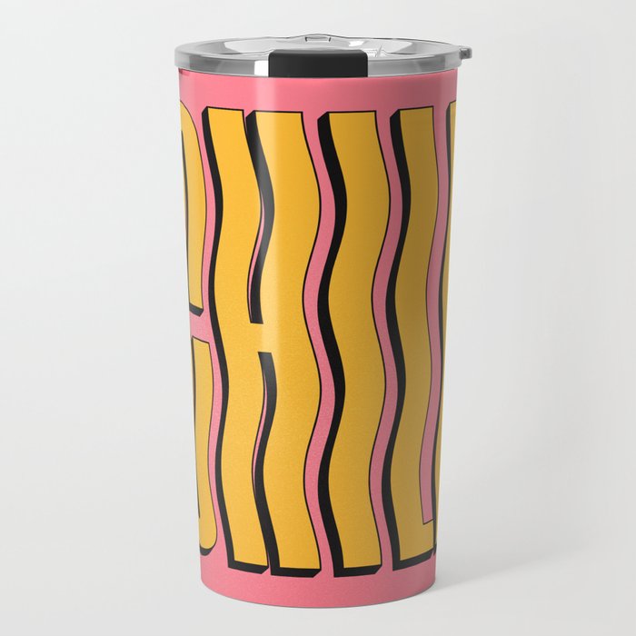 Chill: Wavy Summer Edition Travel Mug Gallery Image 1