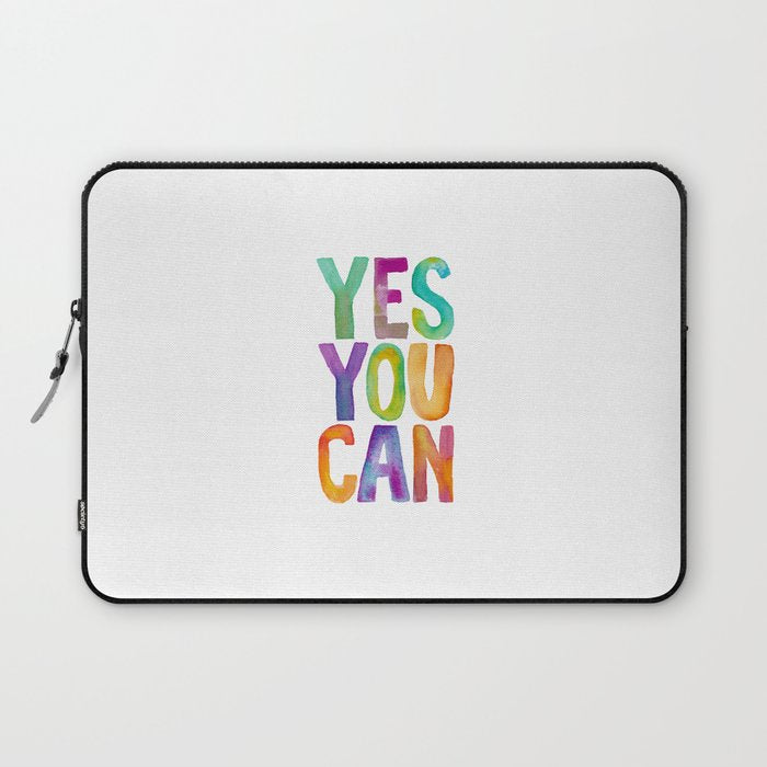 Yes You Can Laptop Sleeve Gallery Image 1