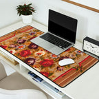 Antique Russian Bessarabian Floral Rug Print Desk Mat Gallery Image 2