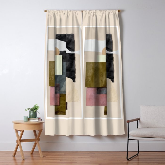 Soft Geometry II Window Curtain Gallery Image 5