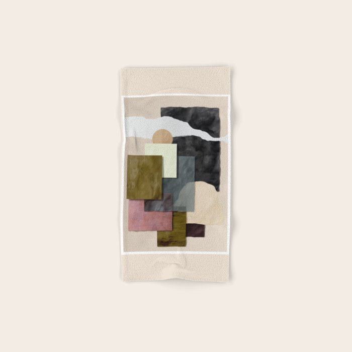 Soft Geometry II Bath Towel Gallery Image 1