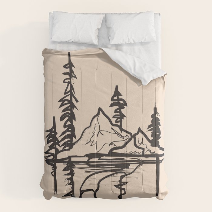 Abstract Landscape II Comforter Gallery Image 6