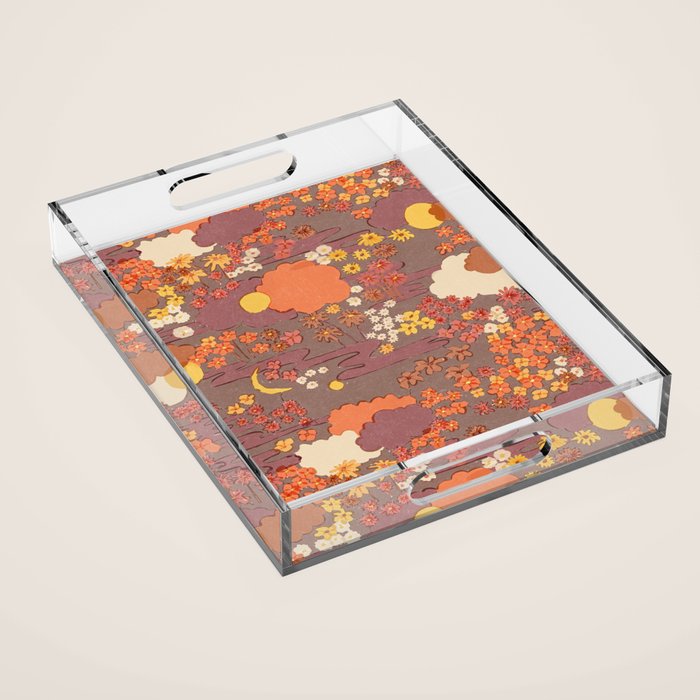 Bohemian Garden Acrylic Tray Gallery Image 1