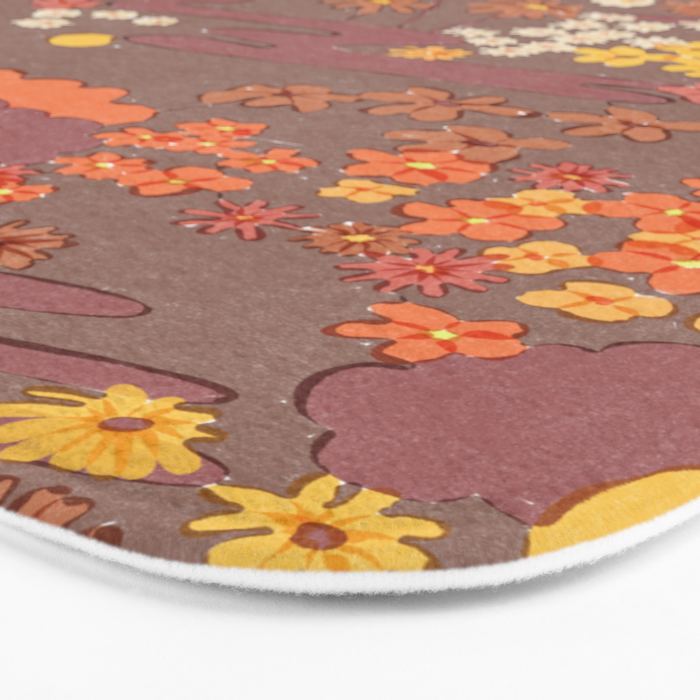 Bohemian Garden Bath Mat Gallery Image 3