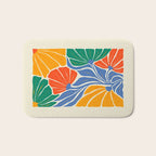 Starlight Summer: Matisse Foliage | Flower Market 002 Bath Mat Gallery Image 1