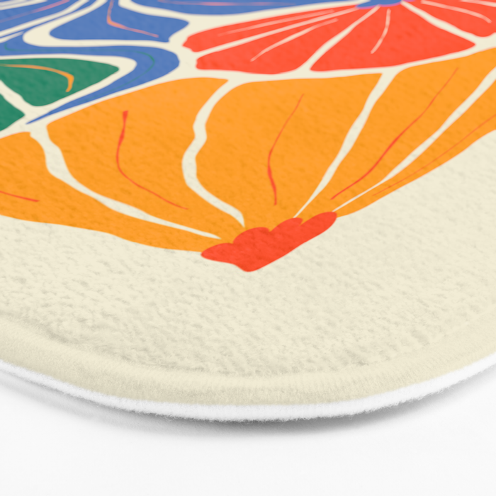 Starlight Summer: Matisse Foliage | Flower Market 002 Bath Mat Gallery Image 3