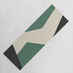 Graphic Edge Shapes - Green Yoga Mat Gallery Image 1