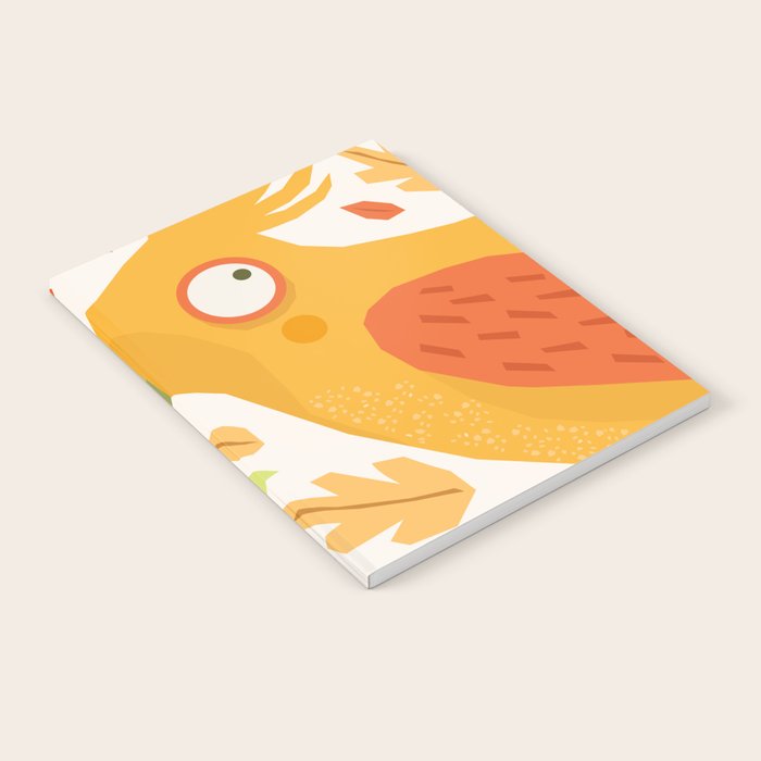 Autumn bird and leaves Notebook Gallery Image 2