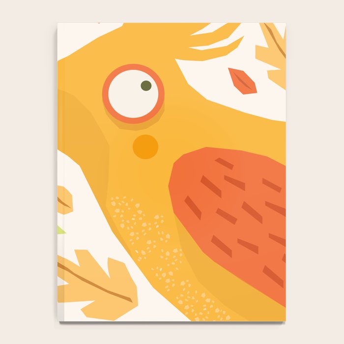 Autumn bird and leaves Notebook Gallery Image 4