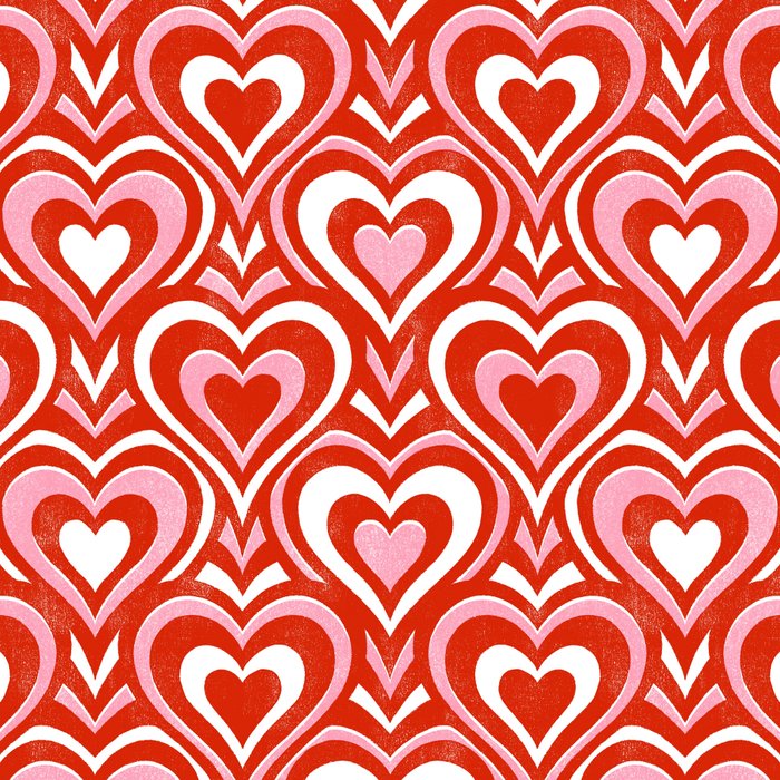 Sweethearts - red, pink, and white  Coffee Mug Gallery Image 2