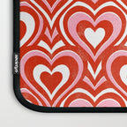 Sweethearts - red, pink, and white  Laptop Sleeve Gallery Image 3