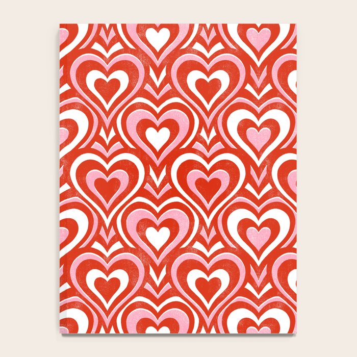 Sweethearts - red, pink, and white  Notebook Gallery Image 4