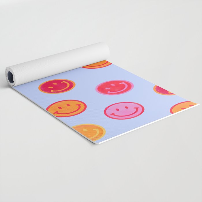 Smiling faces pattern no2 Yoga Mat Gallery Image 2