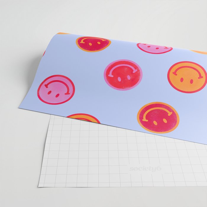 Smiling faces pattern no2 Wrapping Paper Gallery Image 2
