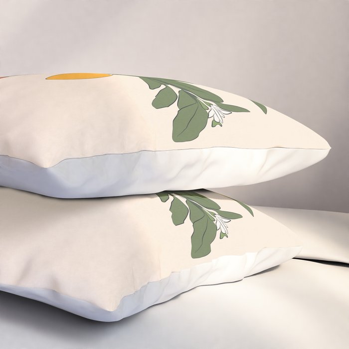 Ripe Lemon Plant Pillow Sham Gallery Image 3