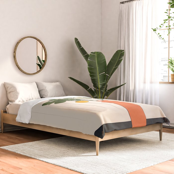 Ripe Lemon Plant Comforter Gallery Image 2
