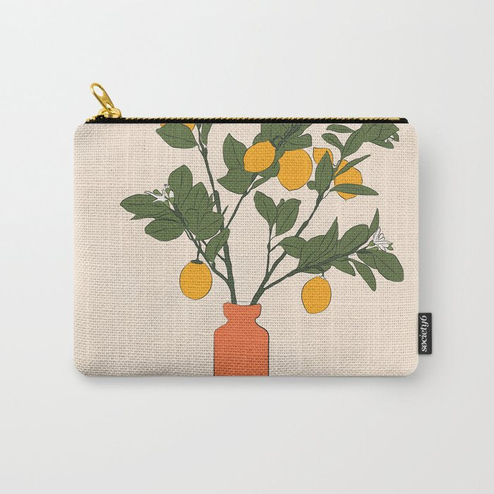 Ripe Lemon Plant Carry All Pouch Gallery Image 1