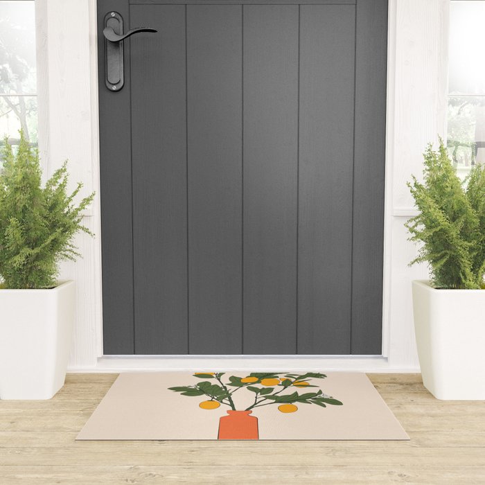 Ripe Lemon Plant Welcome Mat Gallery Image 3