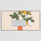 Ripe Lemon Plant Desk Mat Gallery Image 1