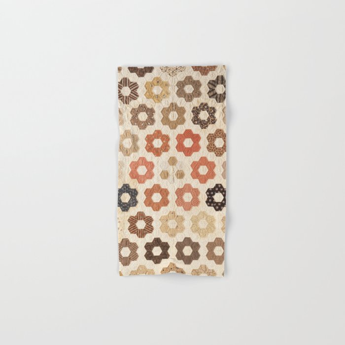 Vintage Multicolor Patchwork Quilt Bath Towel Gallery Image 1