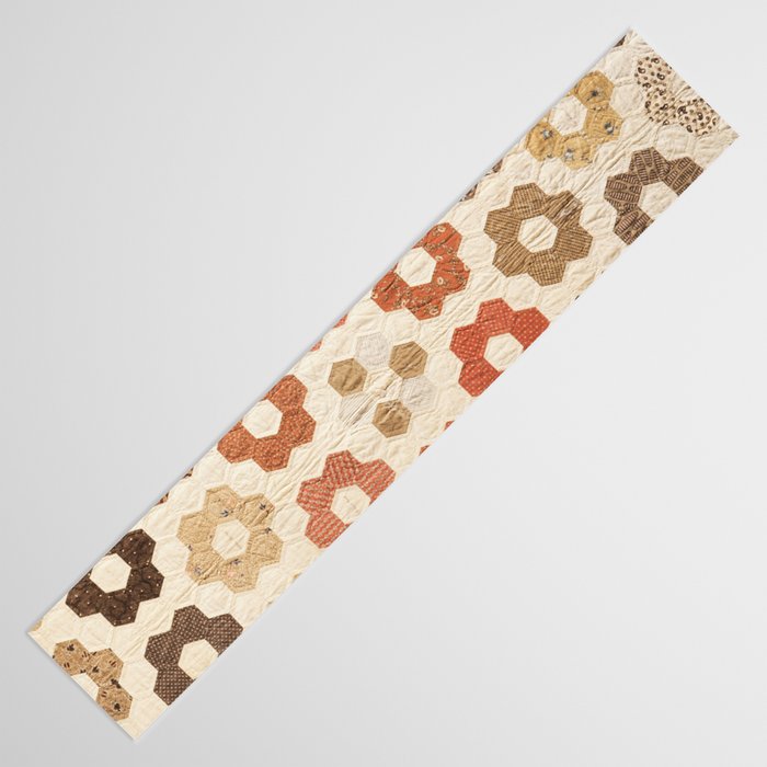 Vintage Multicolor Patchwork Quilt Table Runner Gallery Image 3