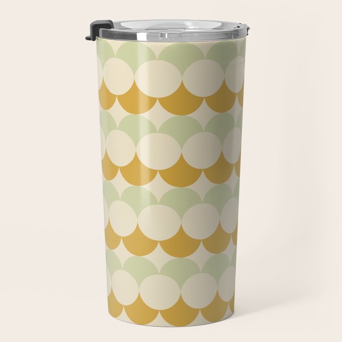 Retro Circular Pattern III Travel Mug Gallery Image 3