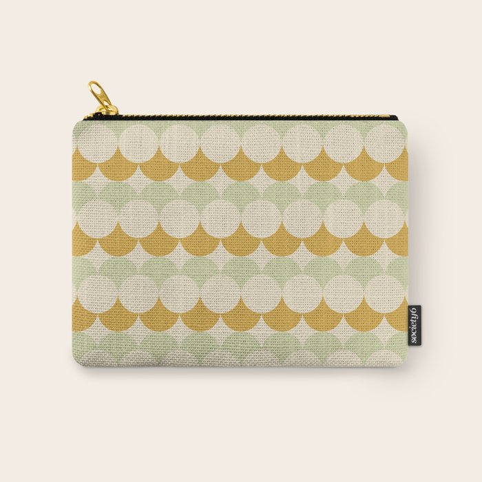 Retro Circular Pattern III Carry All Pouch Gallery Image 1
