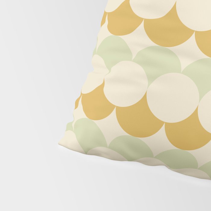Retro Circular Pattern III Pillow Sham Gallery Image 4