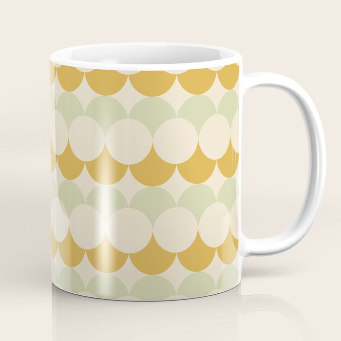 Retro Circular Pattern III Coffee Mug Gallery Image 1