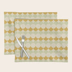 Retro Circular Pattern III Placemat Gallery Image 1
