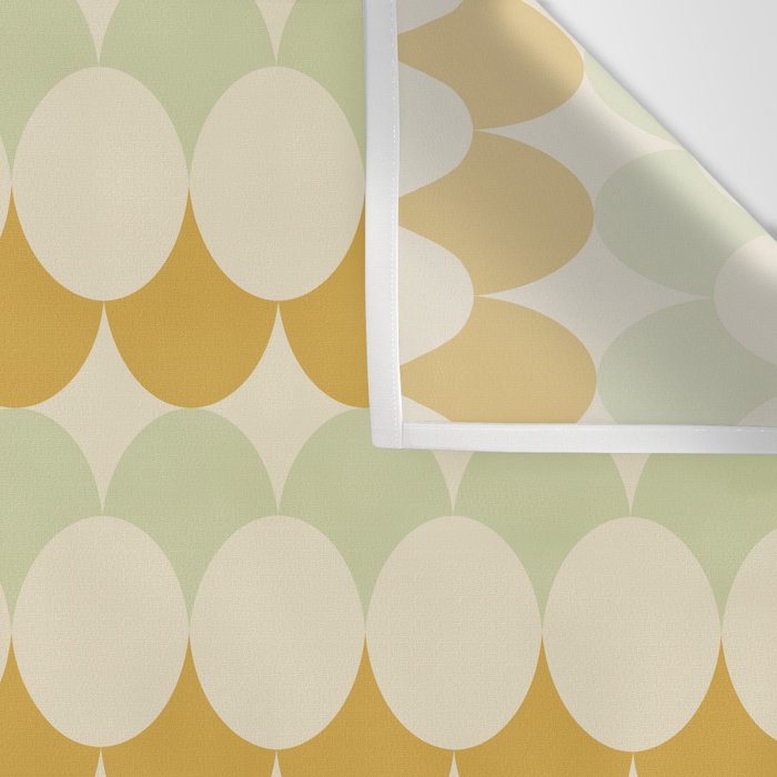 Retro Circular Pattern III Wall Tapestry Gallery Image 3