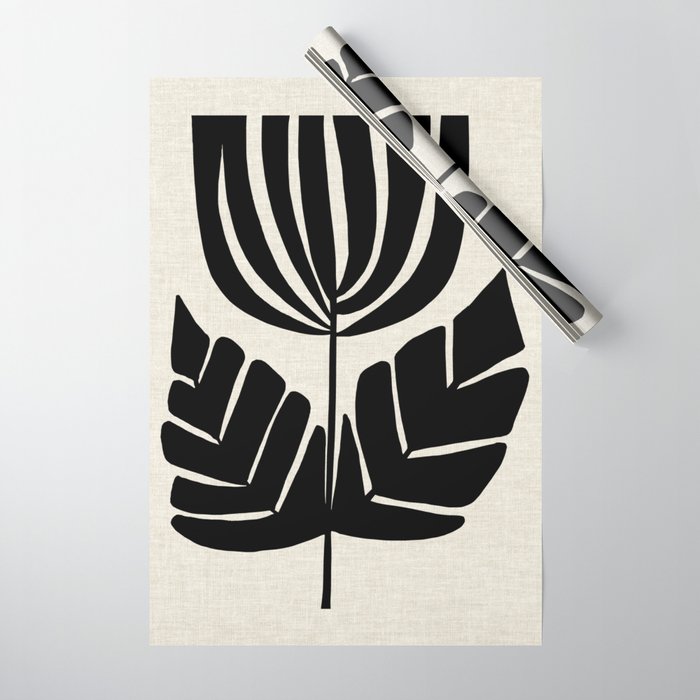 Double Leaf Bell Bloom Wrapping Paper Gallery Image 1