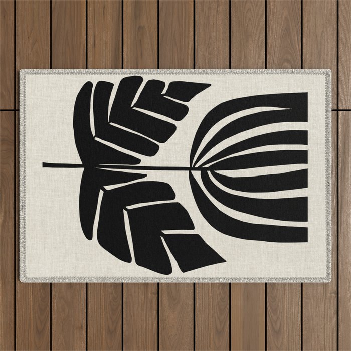 Double Leaf Bell Bloom Outdoor Rug Gallery Image 1