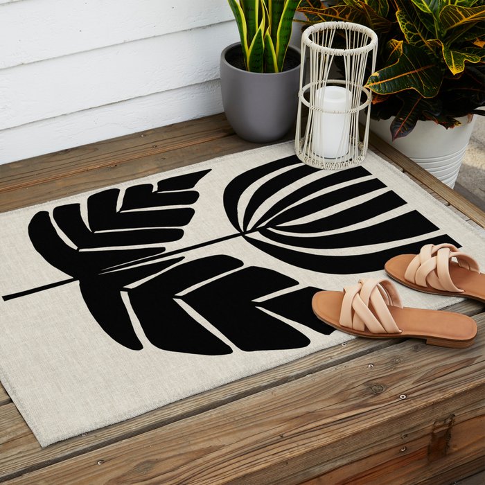 Double Leaf Bell Bloom Outdoor Rug Gallery Image 2