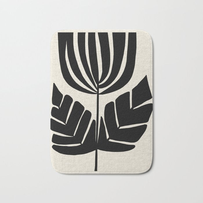Double Leaf Bell Bloom Bath Mat Gallery Image 1