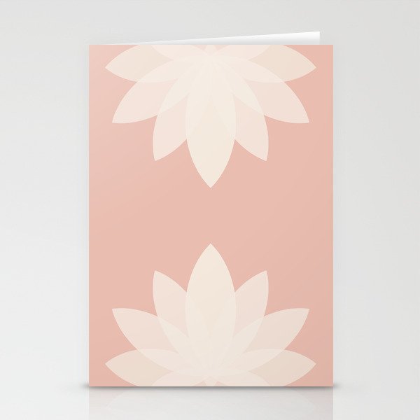 Lotus Flower Minimalism XVI Stationery Card Gallery Image 2